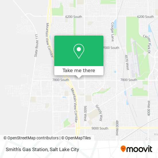 Smith's Gas Station map