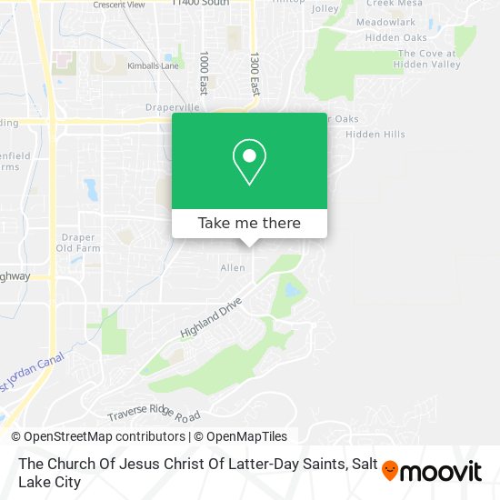 The Church Of Jesus Christ Of Latter-Day Saints map