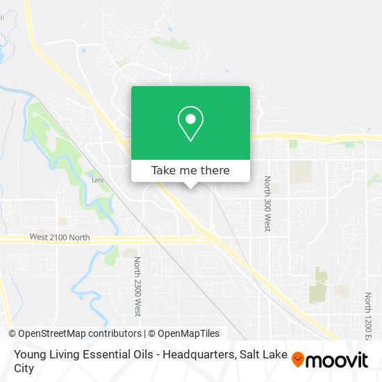 Young Living Essential Oils - Headquarters map