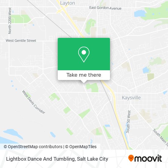 Lightbox Dance And Tumbling map