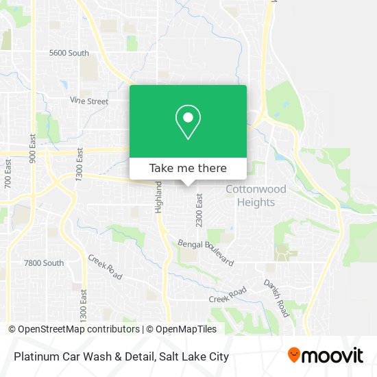 Platinum Car Wash & Detail map