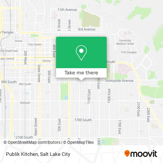 Mapa de Publik Kitchen