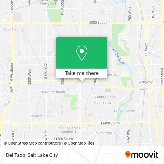 Del Taco map