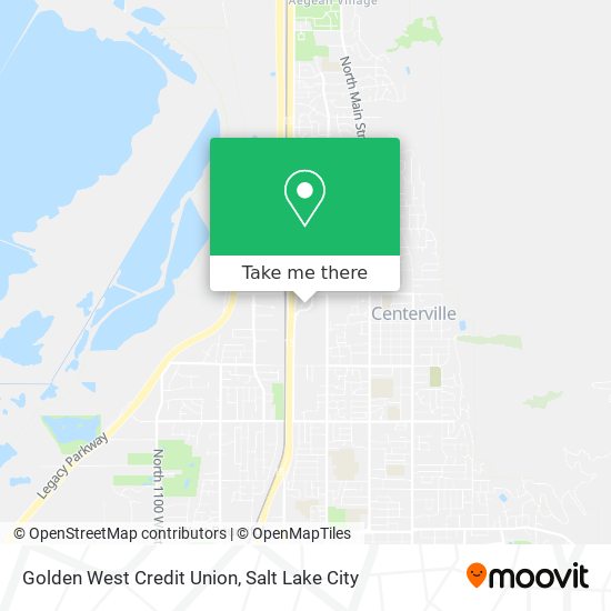 Golden West Credit Union map