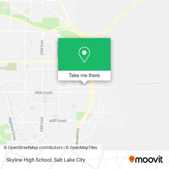 Skyline High School map