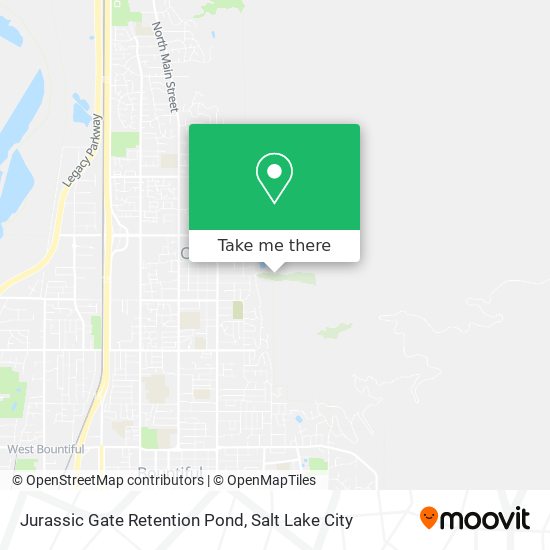 Jurassic Gate Retention Pond map