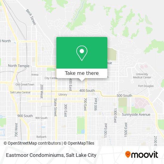 Mapa de Eastmoor Condominiums