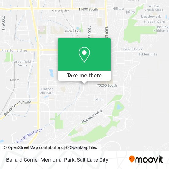 Ballard Corner Memorial Park map