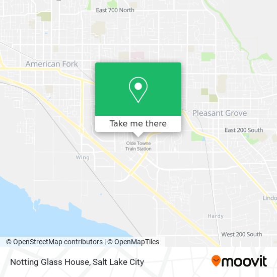 Notting Glass House map