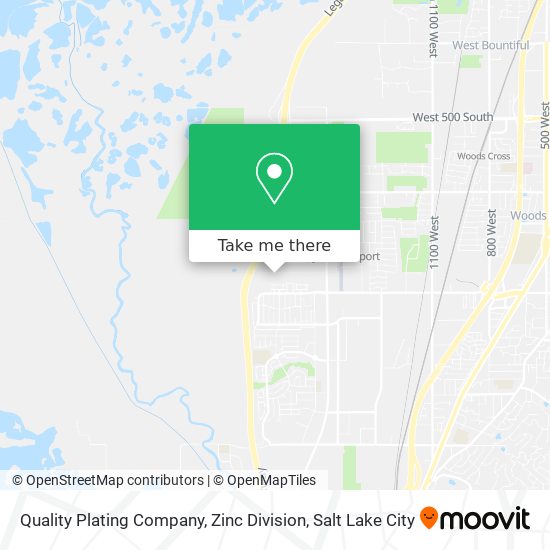 Quality Plating Company, Zinc Division map
