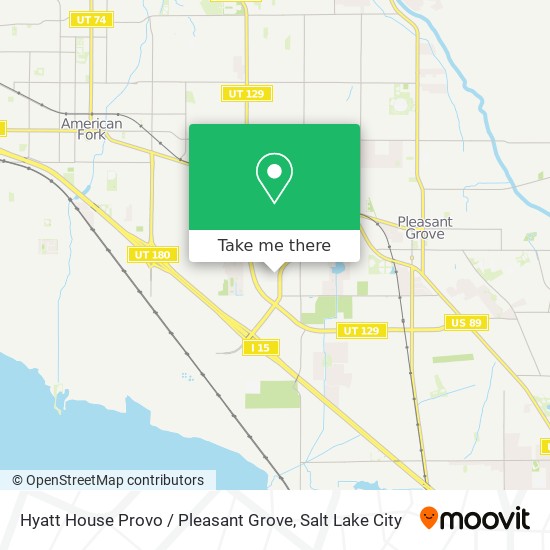 Hyatt House Provo / Pleasant Grove map