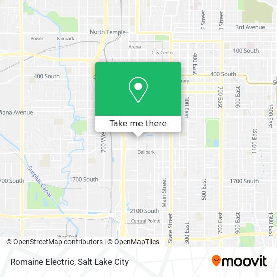 Romaine Electric map