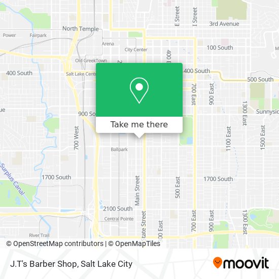 J.T's Barber Shop map