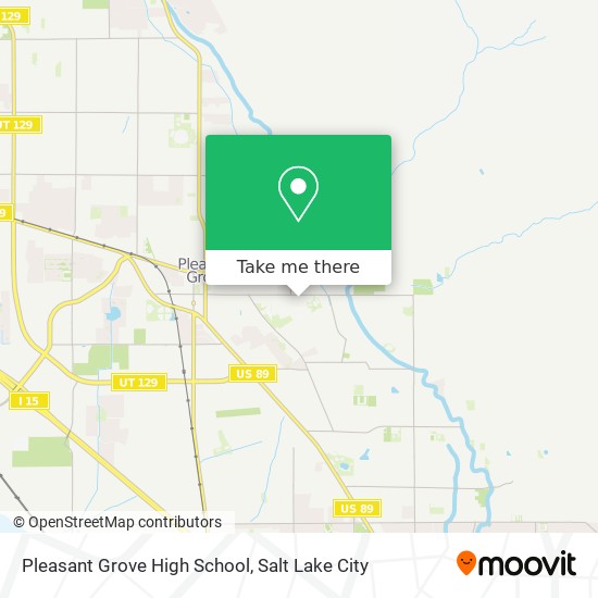 Pleasant Grove High School map