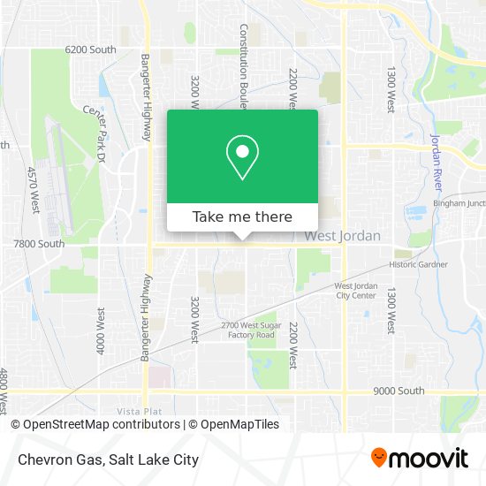 Chevron Gas map