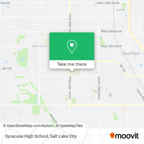 Mapa de Syracuse High School