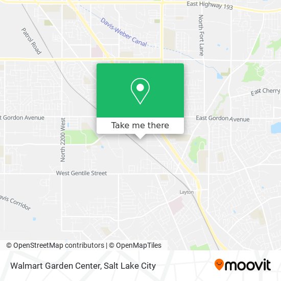 Walmart Garden Center map