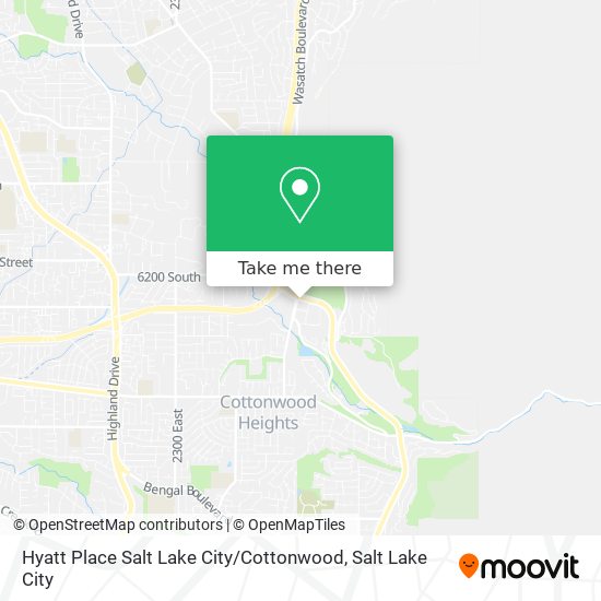 Hyatt Place Salt Lake City / Cottonwood map