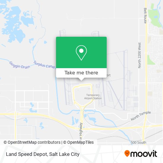 Land Speed Depot map