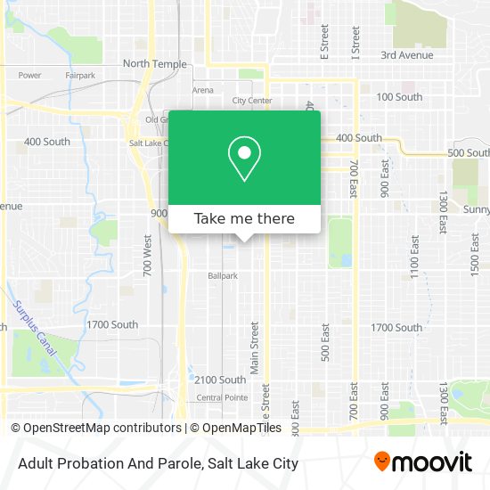 Adult Probation And Parole map