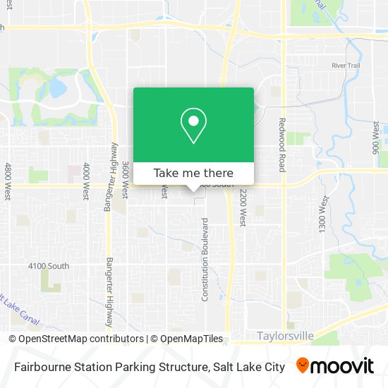 Fairbourne Station Parking Structure map