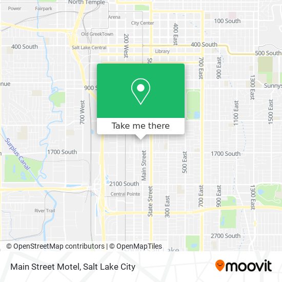 Main Street Motel map