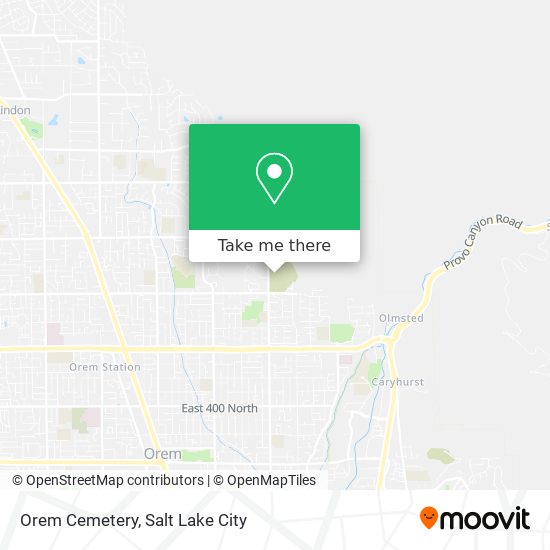 Orem Cemetery map