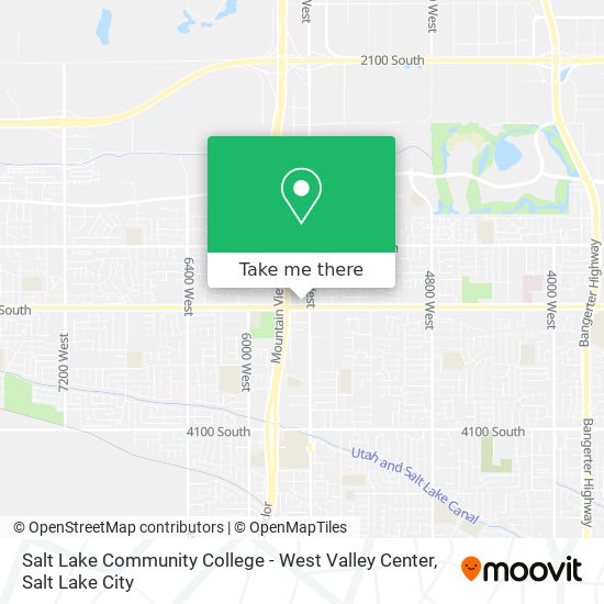 Salt Lake Community College - West Valley Center map