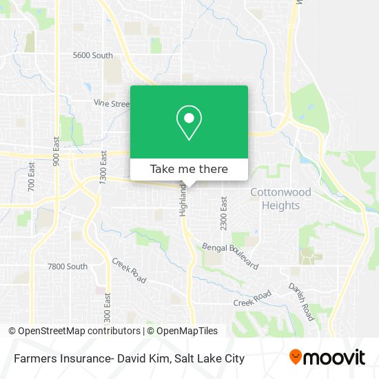 Mapa de Farmers Insurance- David Kim