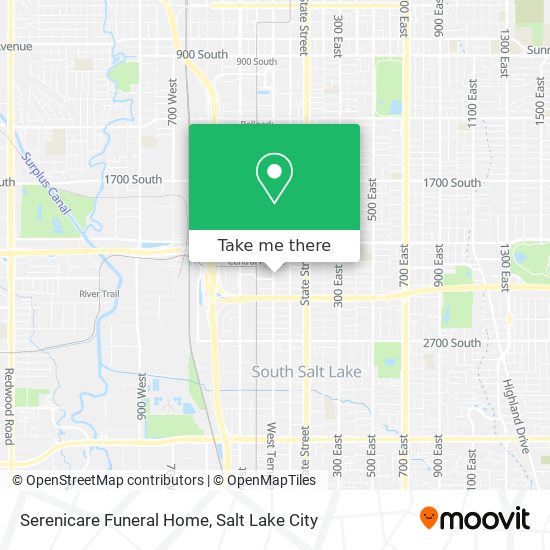 Mapa de Serenicare Funeral Home