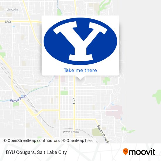 BYU Cougars map