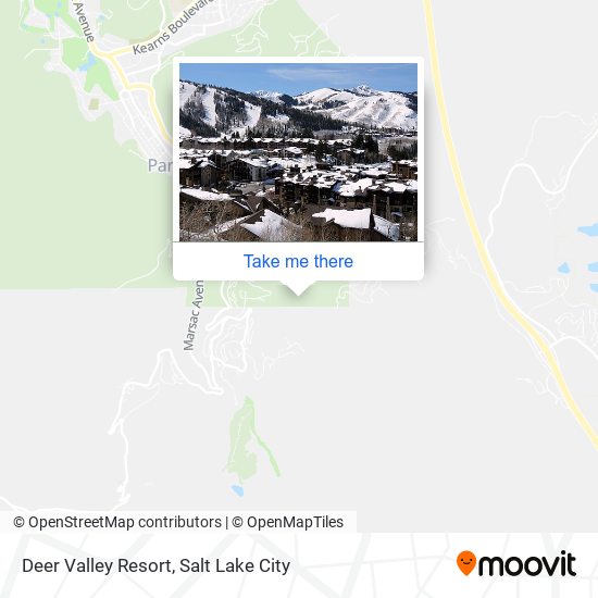 Mapa de Deer Valley Resort