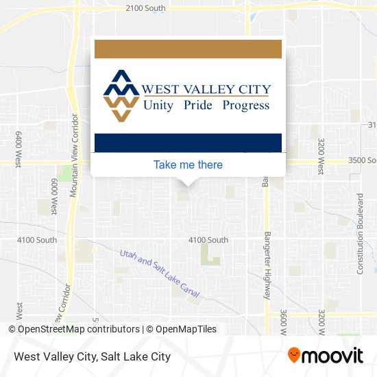 West Valley City map