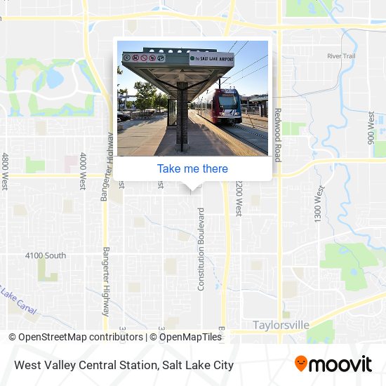 Mapa de West Valley Central Station