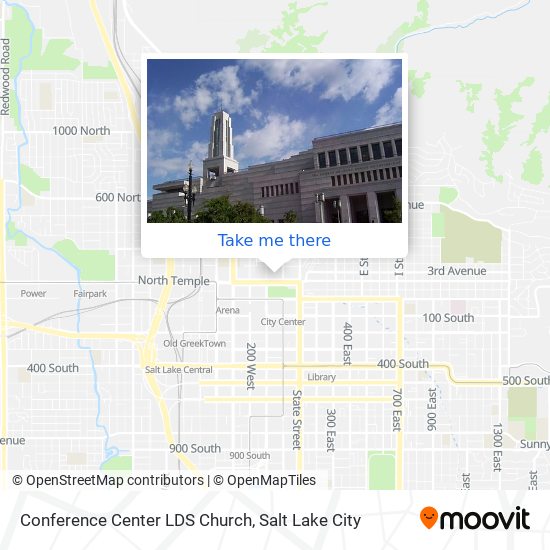 Conference Center LDS Church map