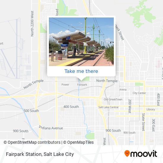 Fairpark Station map