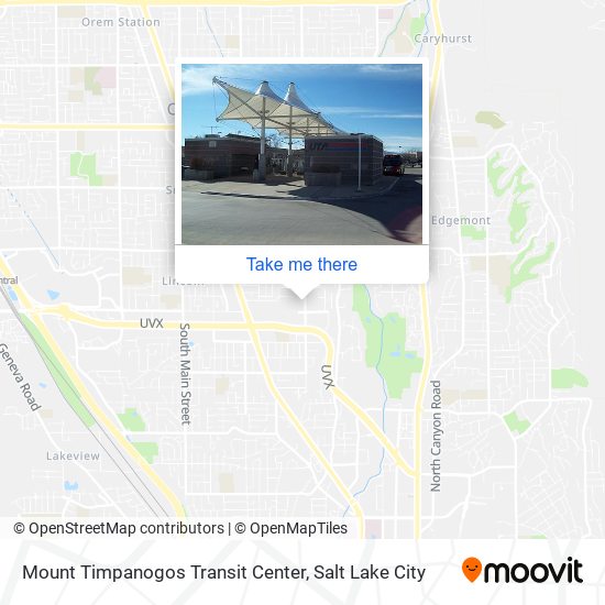 Mapa de Mount Timpanogos Transit Center