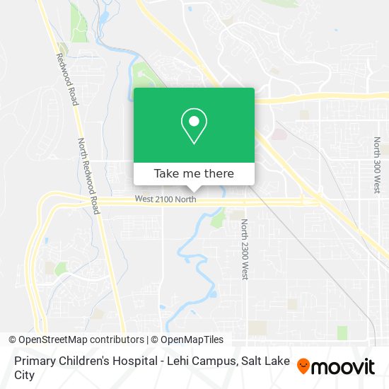 Mapa de Primary Children's Hospital - Lehi Campus