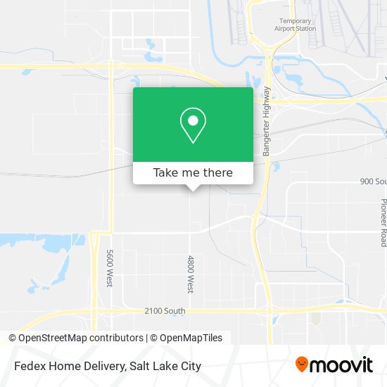 Fedex Home Delivery map