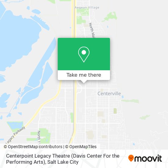 Centerpoint Legacy Theatre (Davis Center For the Performing Arts) map