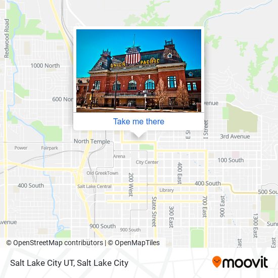 Mapa de Salt Lake City UT