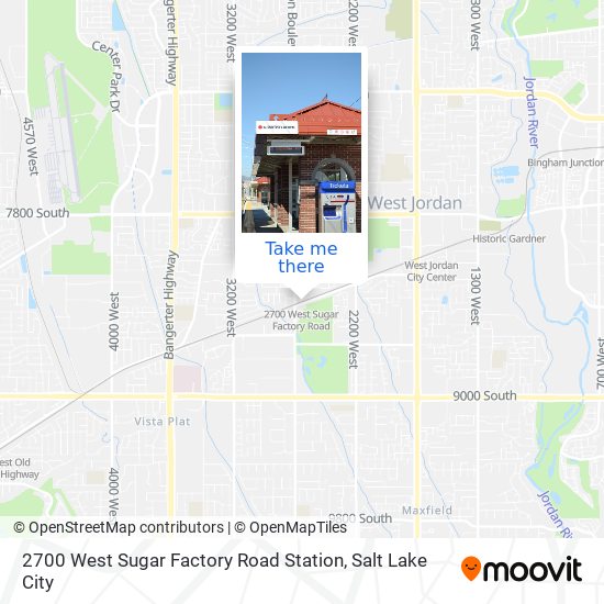 2700 West Sugar Factory Road Station map