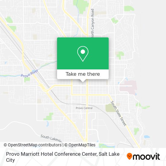 Provo Marriott Hotel Conference Center map