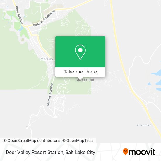 Mapa de Deer Valley Resort Station