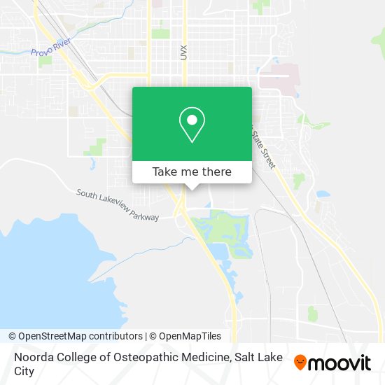 Noorda College of Osteopathic Medicine map