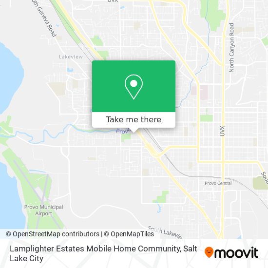 Mapa de Lamplighter Estates Mobile Home Community