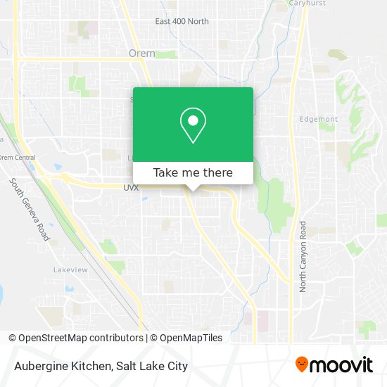 Aubergine Kitchen map