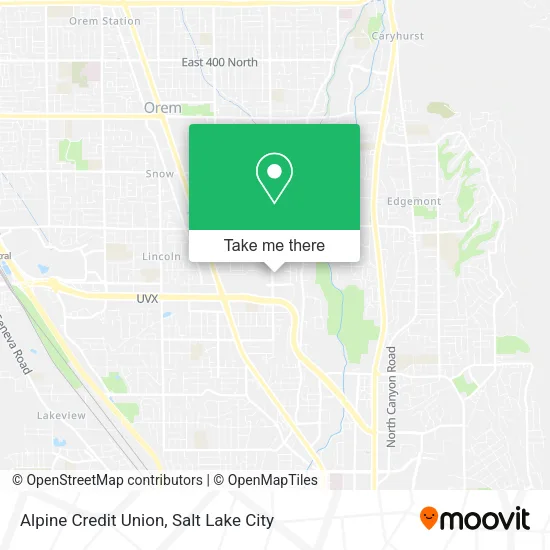 Alpine Credit Union map