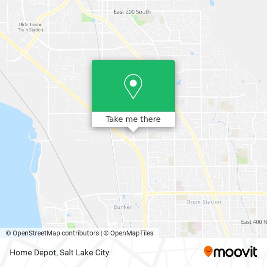 Home Depot map