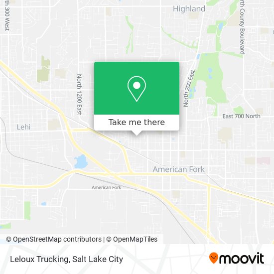 Mapa de Leloux Trucking